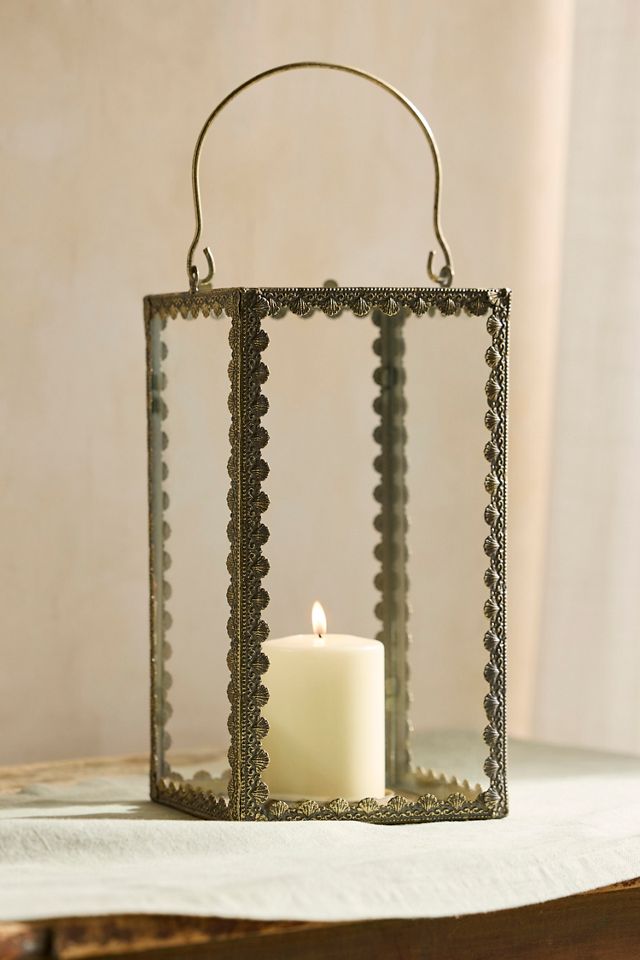 Antique Scalloped Lantern #1
