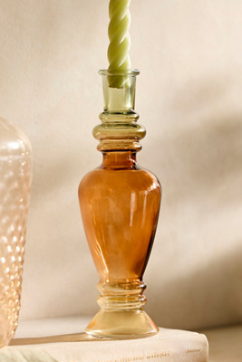 Pressed Glass Taper Holder
