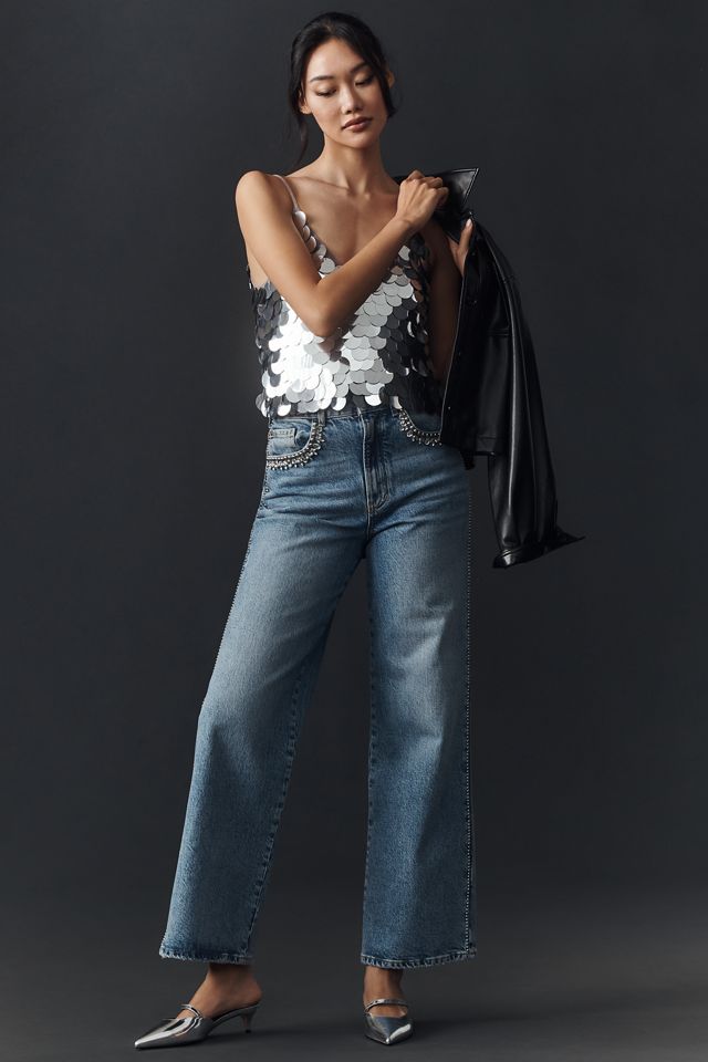 By Anthropologie Paillette Sequin Cami #2