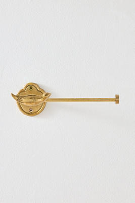 Anthropologie Verne Bird Toilet Roll Holder In Brown