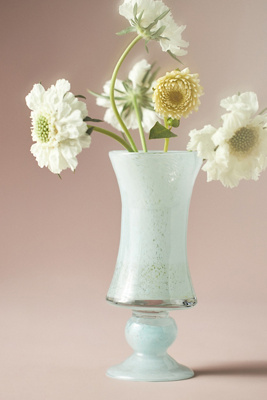 Anthropologie Bristol Soda Glass Bud Vase