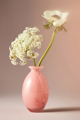 Anthropologie Bristol Soda Glass Bud Vase