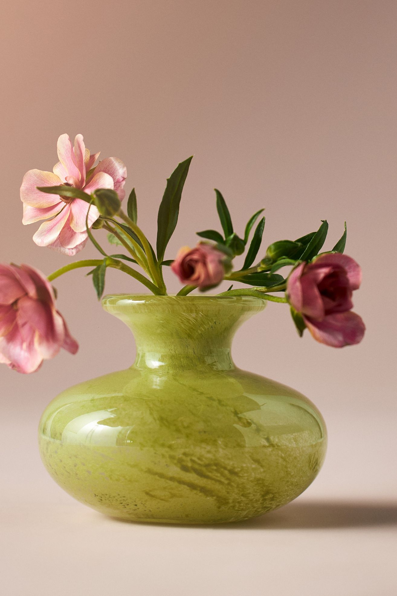Bristol Glass Bud Vase - Green, Assorted