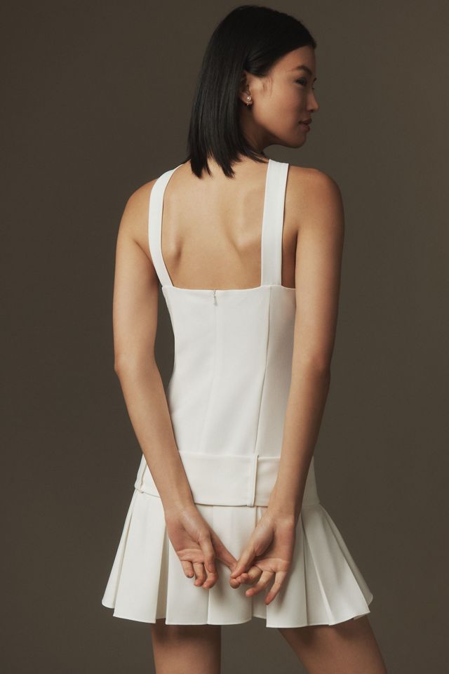 Black Halo Adalyn Halter Drop-Waist Mini Dress #1
