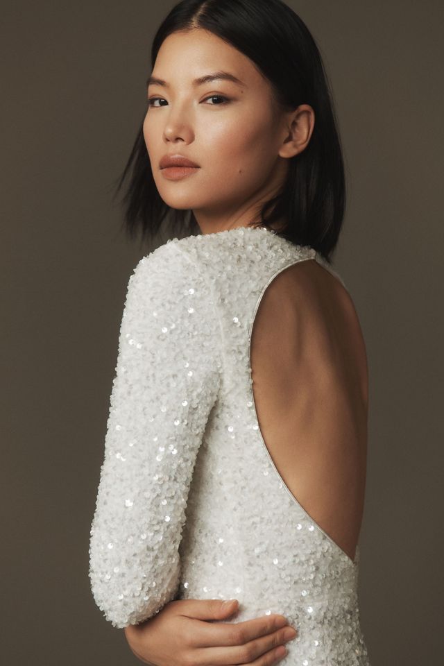 Helsi Avery Long-Sleeve Sequin Fit & Flare Mini Dress #2