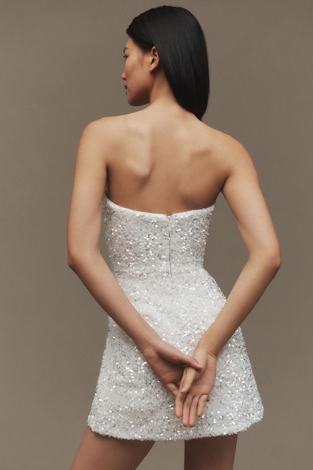 Helsi Linda Strapless Sequin Mini Dress #1