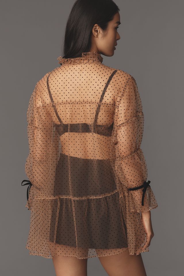 Maeve Sheer Tulle Tunic #1