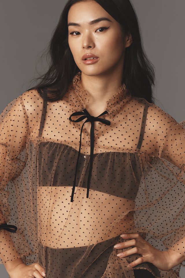 Maeve Sheer Tulle Tunic #2