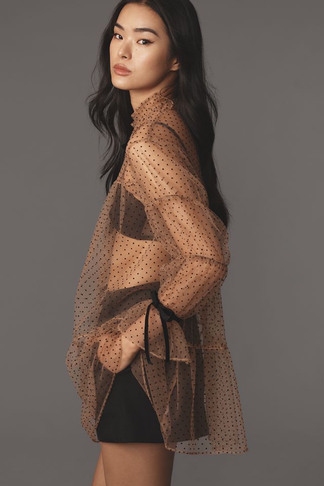 Maeve Sheer Tulle Tunic #3