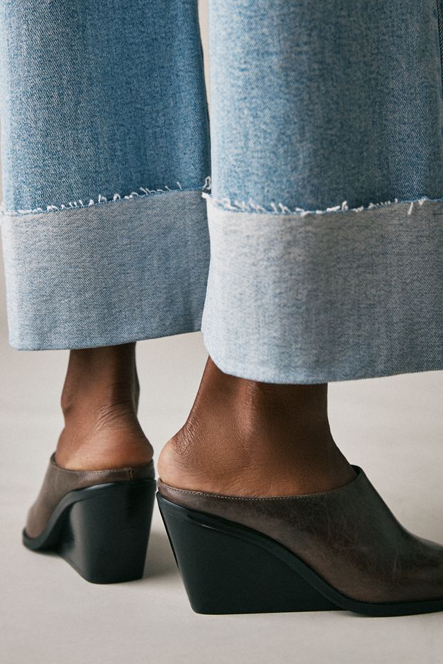 By Anthropologie Western Mule Heels #1