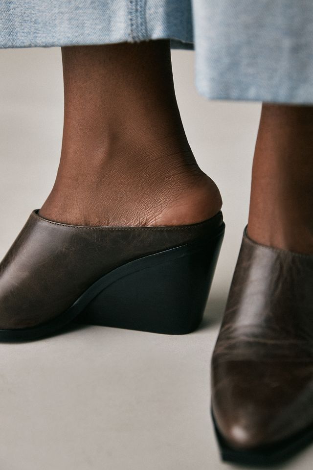 By Anthropologie Western Mule Heels #2