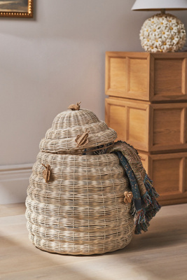 Bumblebee Woven & Rattan Hamper product page