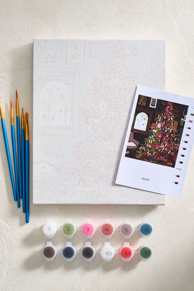 Festive Fir Paint by Numbers Kit #2