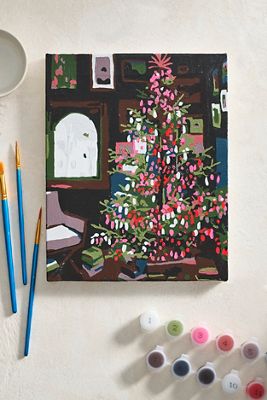 Festive Fir Paint by Numbers Kit