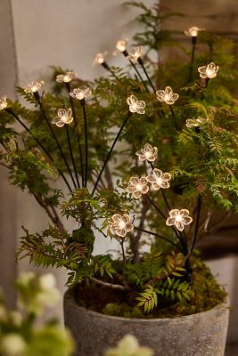 Solar Garden Light Stake, Flowers