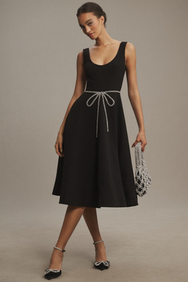 Helsi Helena Midi Cocktail Dress In Black