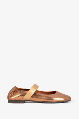 Penelope Chilvers Rock And Roll Mary Jane Flat In Brown