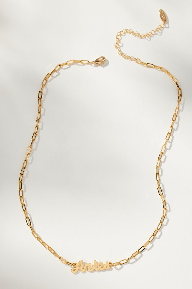 Zodiac Gold Necklace #3