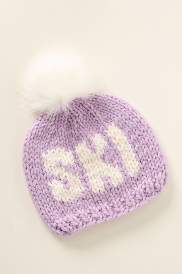 GOGO Sweaters Ski Beanie with Removable Pom | Anthropologie display picture 2