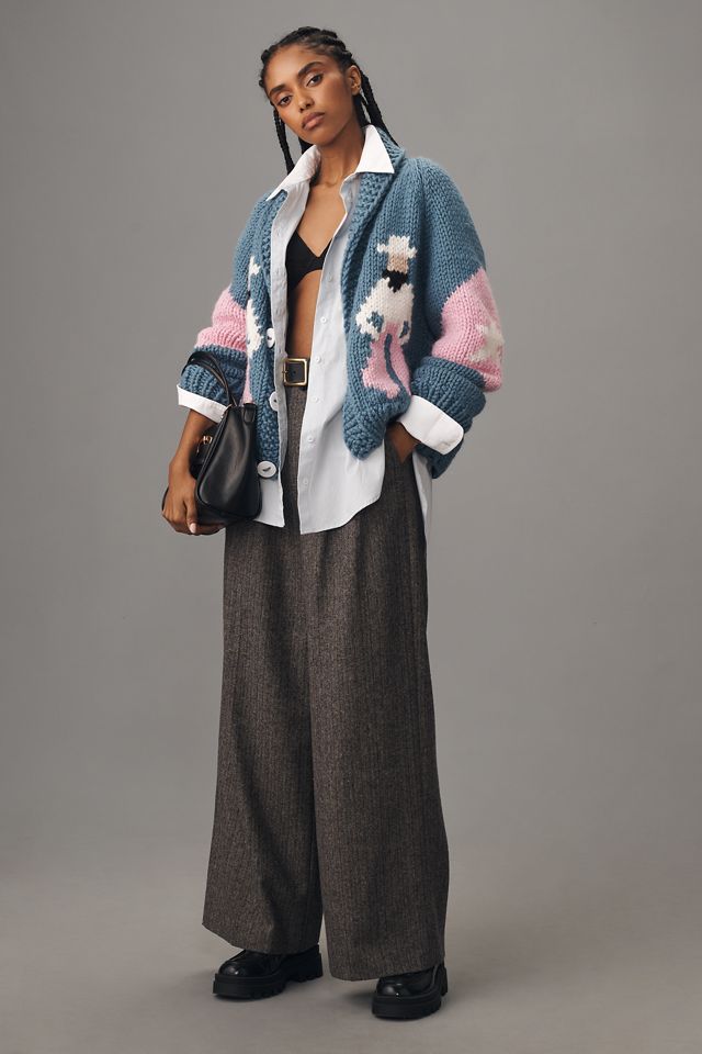 GOGO Sweaters Knit Cowboy Caridgan Sweater | Anthropologie