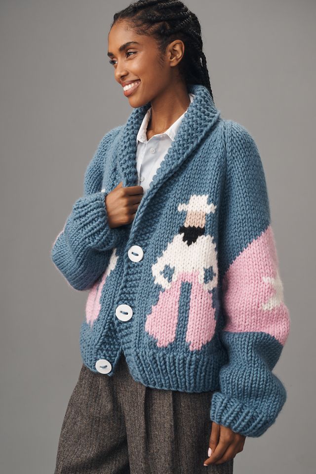 GOGO Sweaters Knit Cowboy Caridgan Sweater | Anthropologie