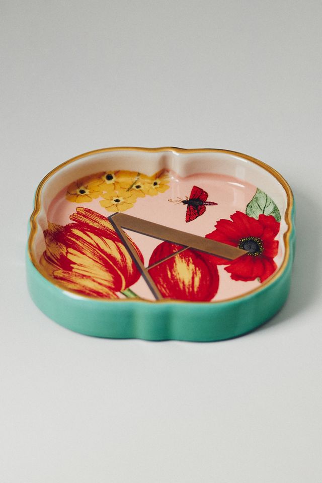 Eden Monogram Stoneware Trinket Dish #1