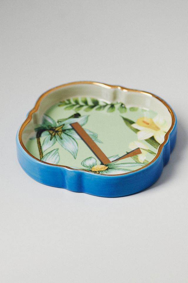 Eden Monogram Stoneware Trinket Dish