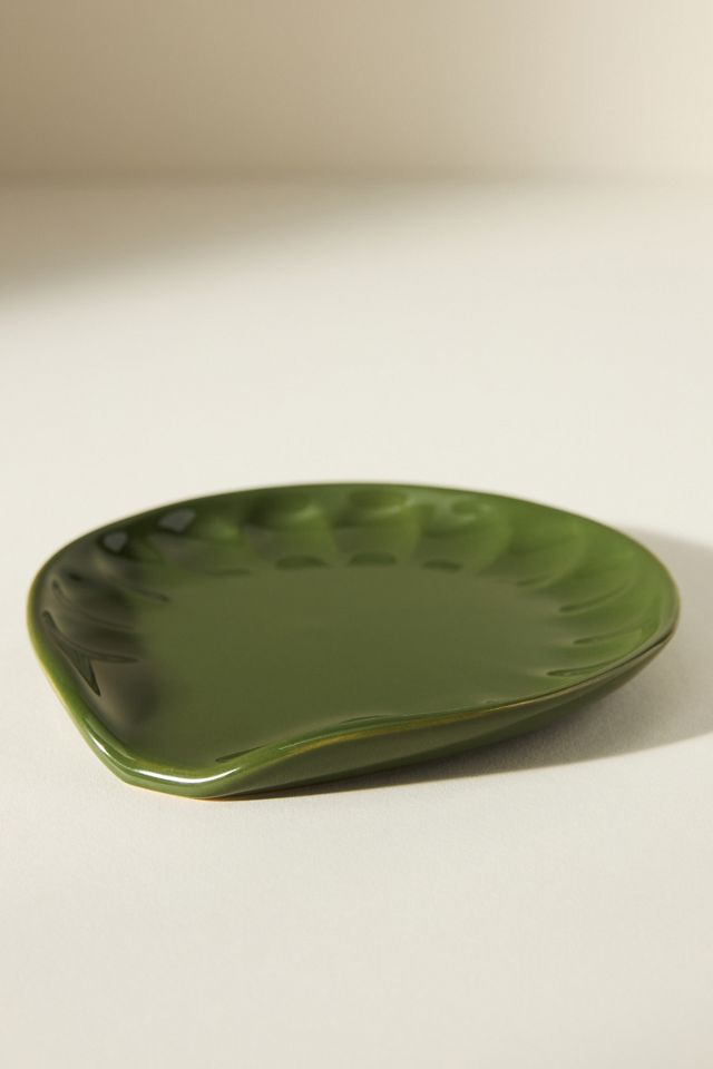 The Latte Stoneware Spoon Rest: Amelie Edition