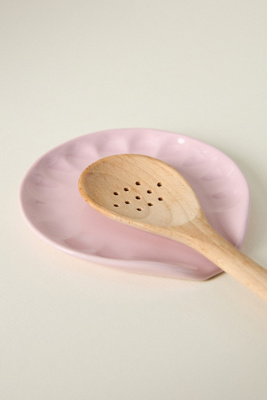 Anthropologie Amelie Latte Portuguese Stoneware Spoon Rest