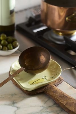 The Latte Stoneware Spoon Rest: Amelie Edition