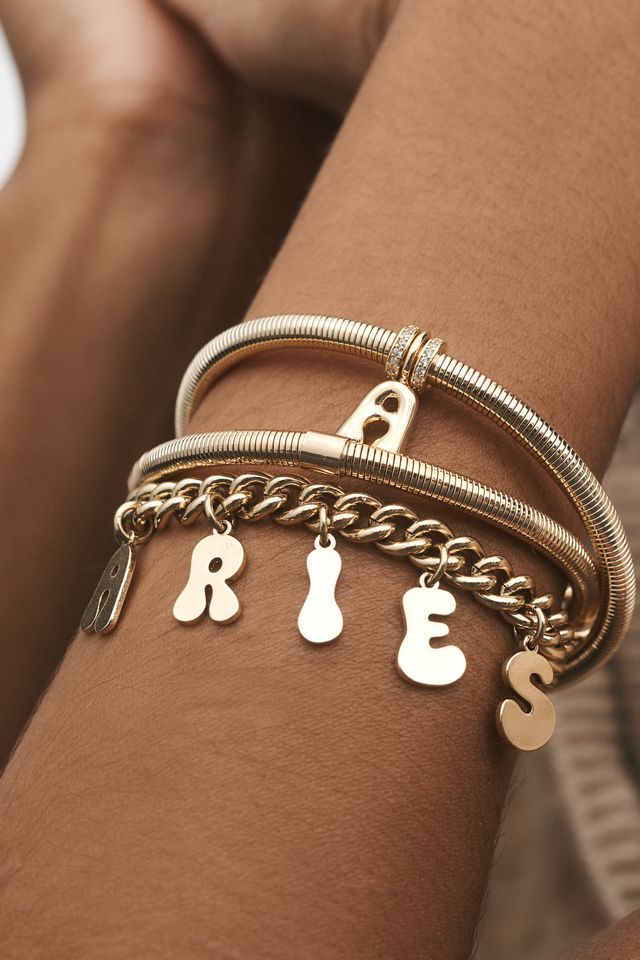 Zodiac Gold Charm Bracelet #1