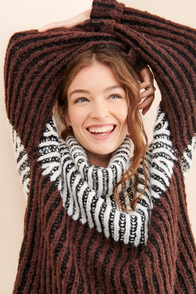 Love Token Colorblock Turtleneck Sweater #2