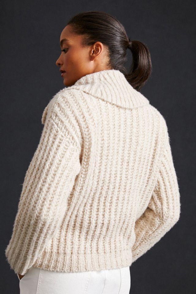 Flower Cardigan Sweater #1
