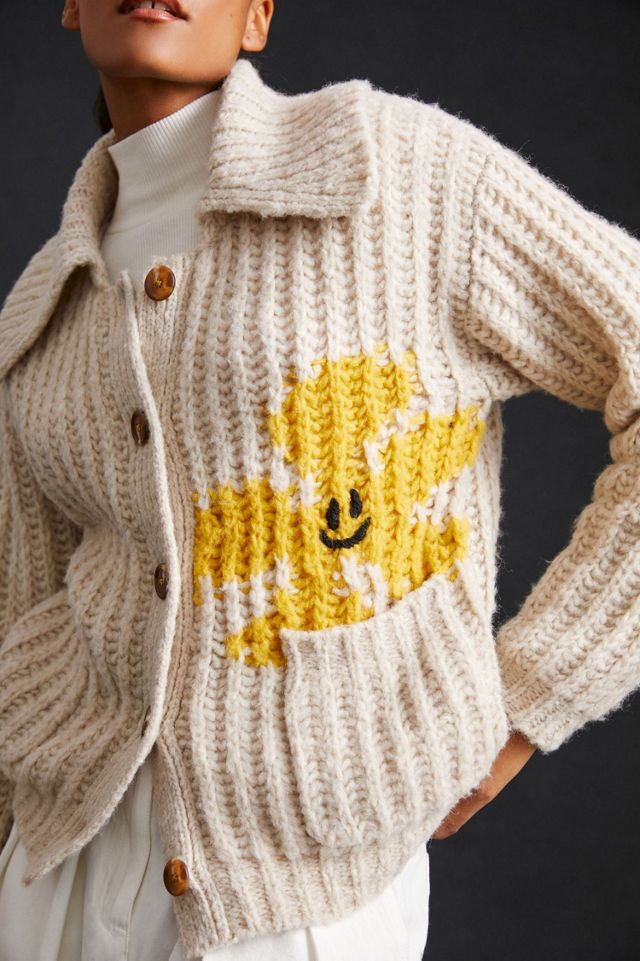 Flower Cardigan Sweater #2