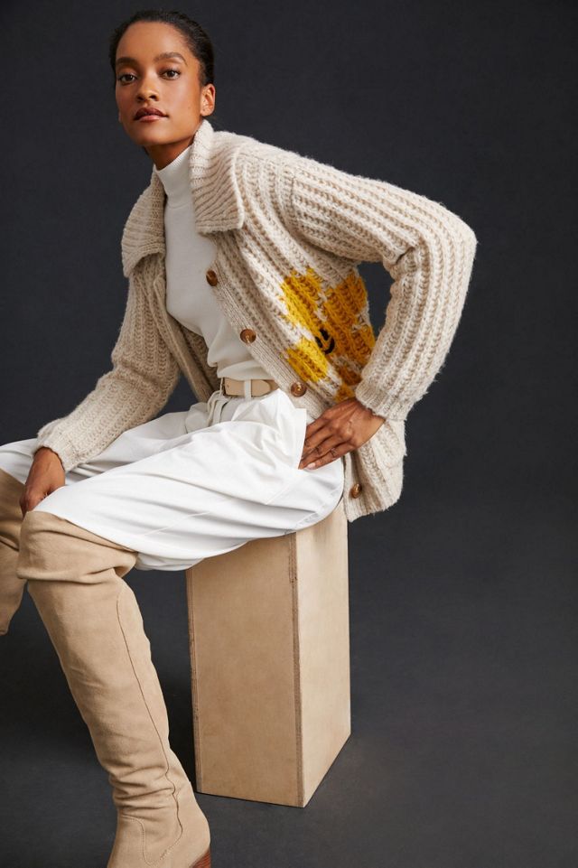 Flower Cardigan Sweater #3