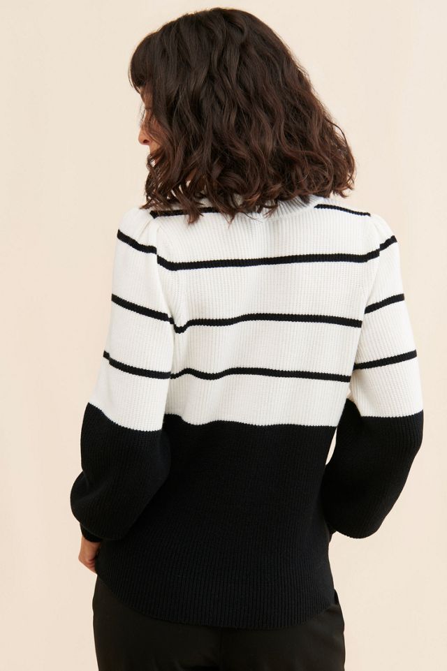 Laundry by Shelli Segal Colorblock Crew Neck Sweater #1
