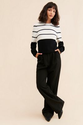 Laundry by Shelli Segal Colorblock Crew Neck Sweater