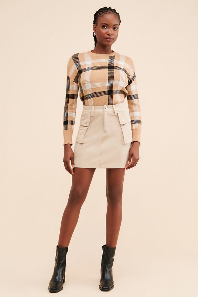 Laundry by Shelli Segal Hi-Low Jacquard Sweater | Anthropologie