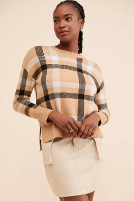 Laundry by Shelli Segal Hi-Low Jacquard Sweater
