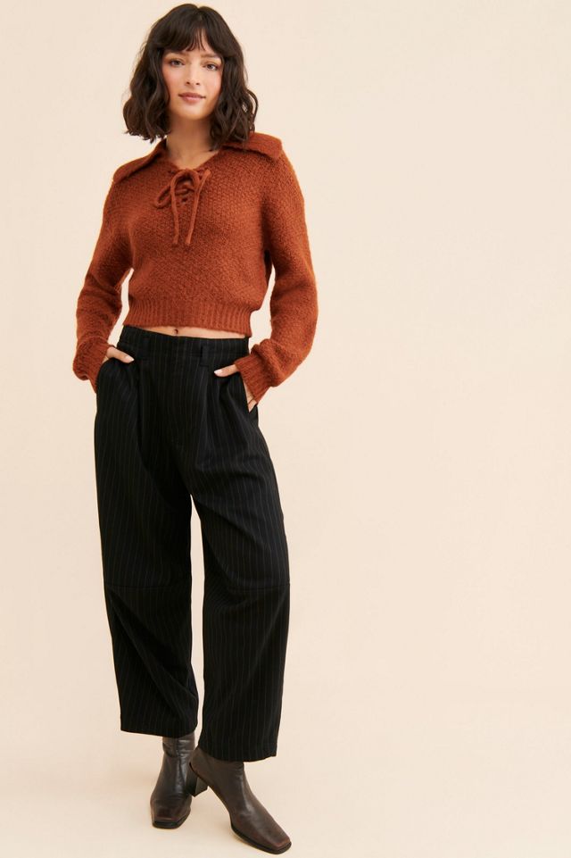 Sage The Label Sophia Lace-Up Sweater #3