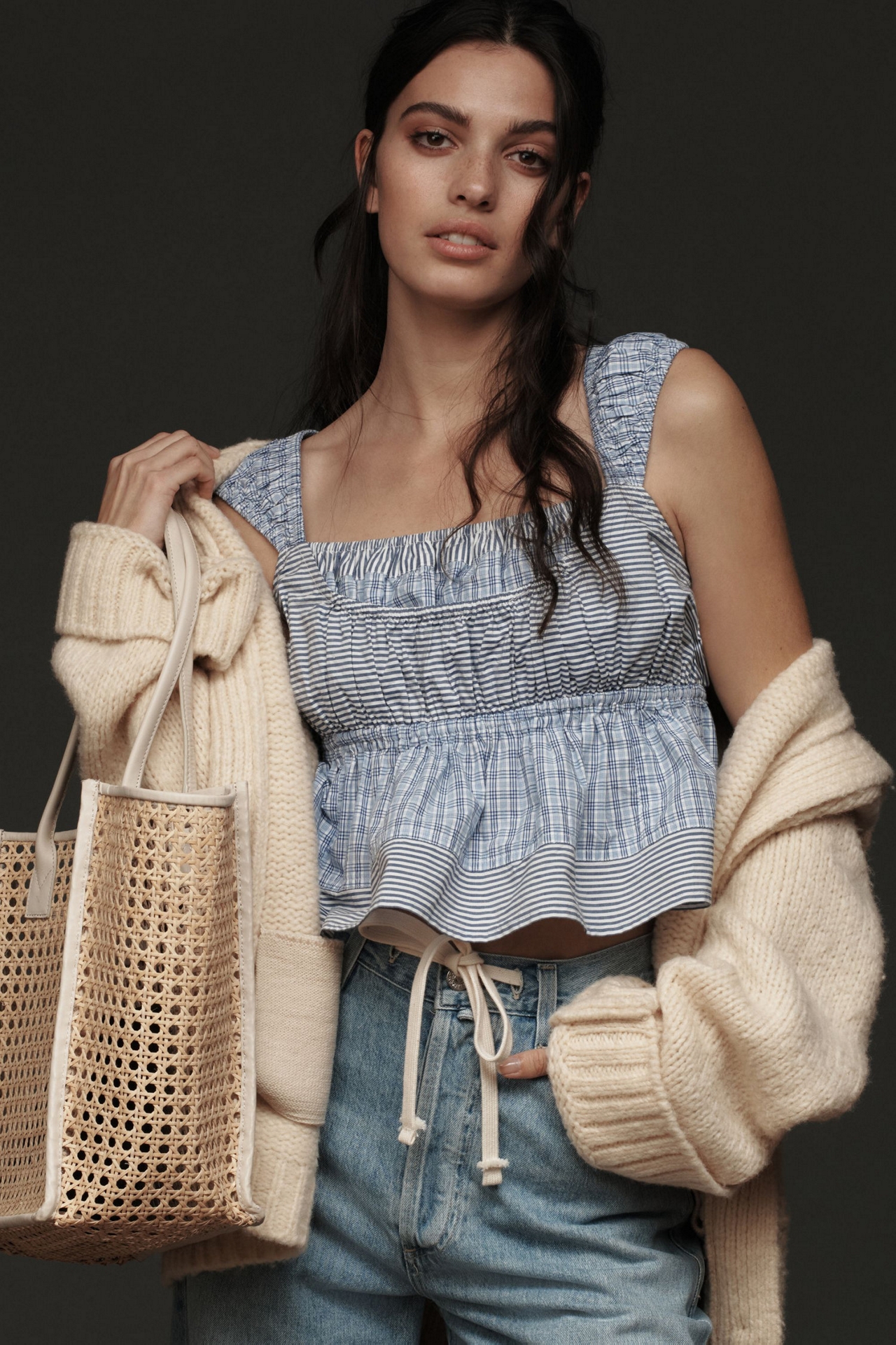 Shirred Bodice Tank
