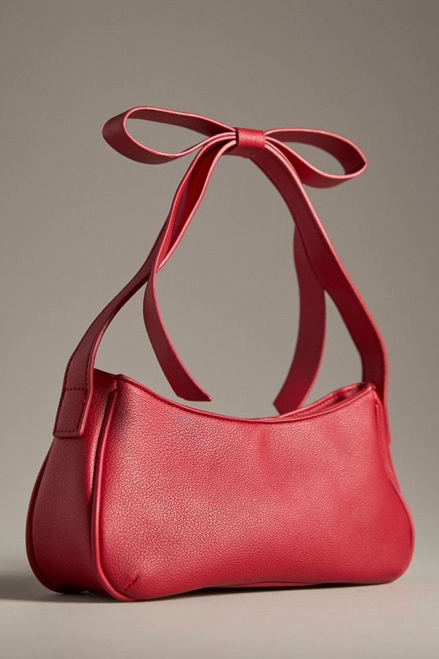 Mali + Lili Pebbled Bow Shoulder Bag #1