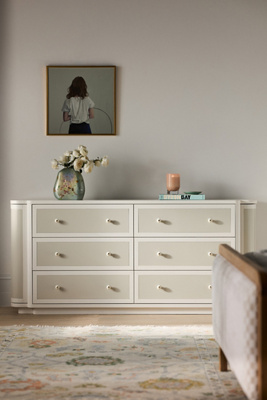 Anthropologie Tabitha Lacquer Six-drawer Dresser