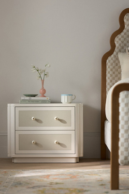 Anthropologie Tabitha Ash Two-drawer Nightstand