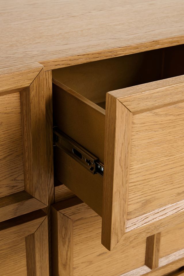 Halstead Oak Nine-Drawer Dresser #2