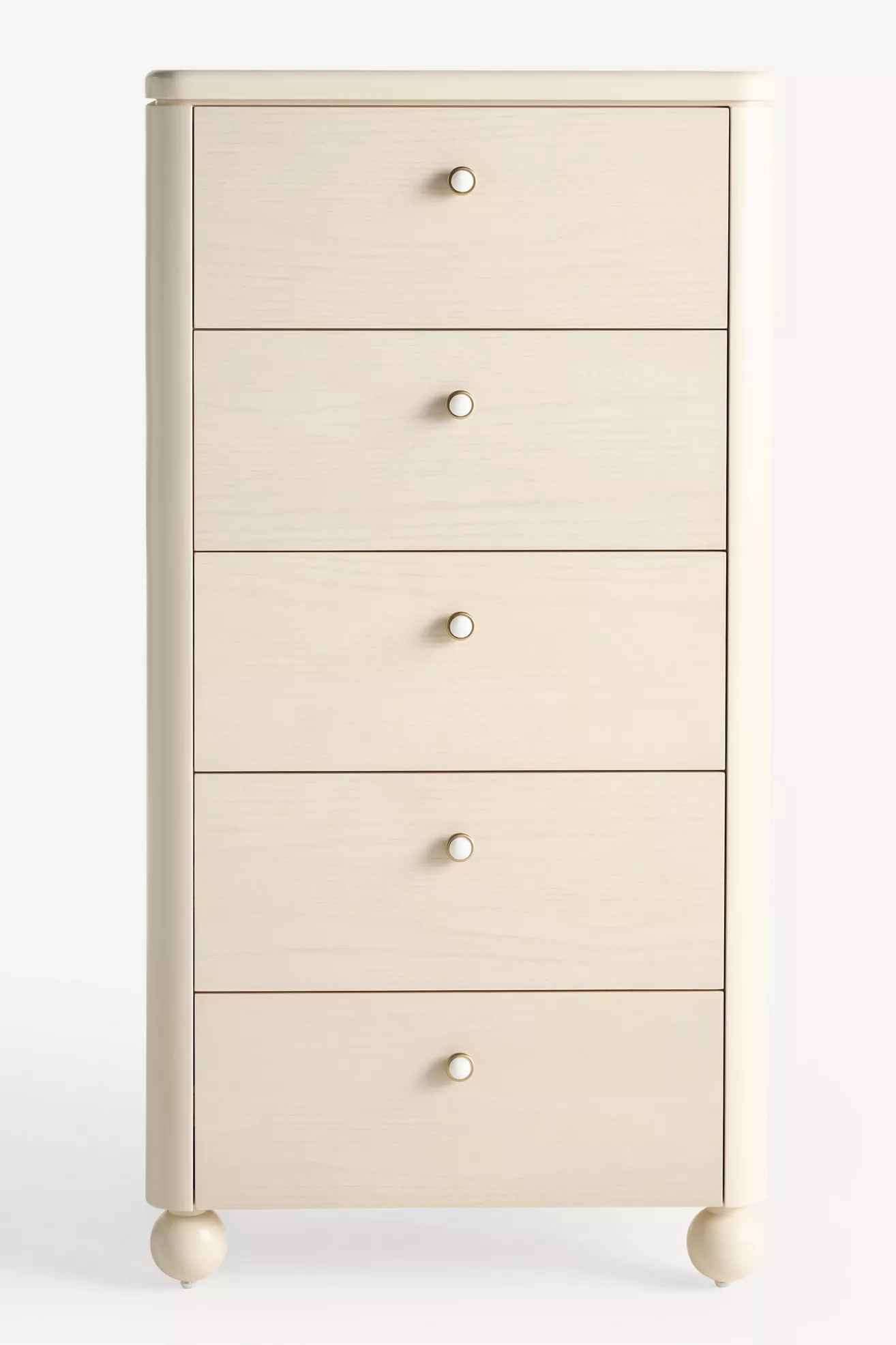 Tasha Lacquer Five-Drawer Dresser - thumbnail 2