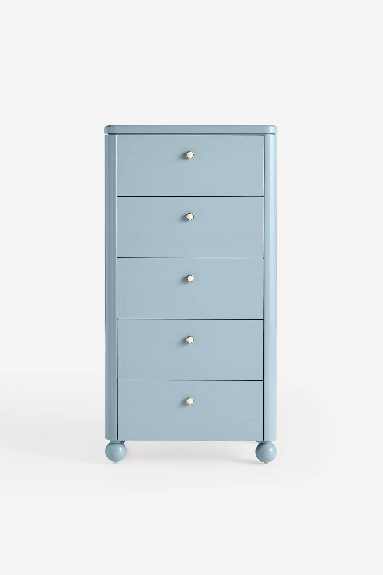 Tasha Lacquer Five-Drawer Dresser - thumbnail 7