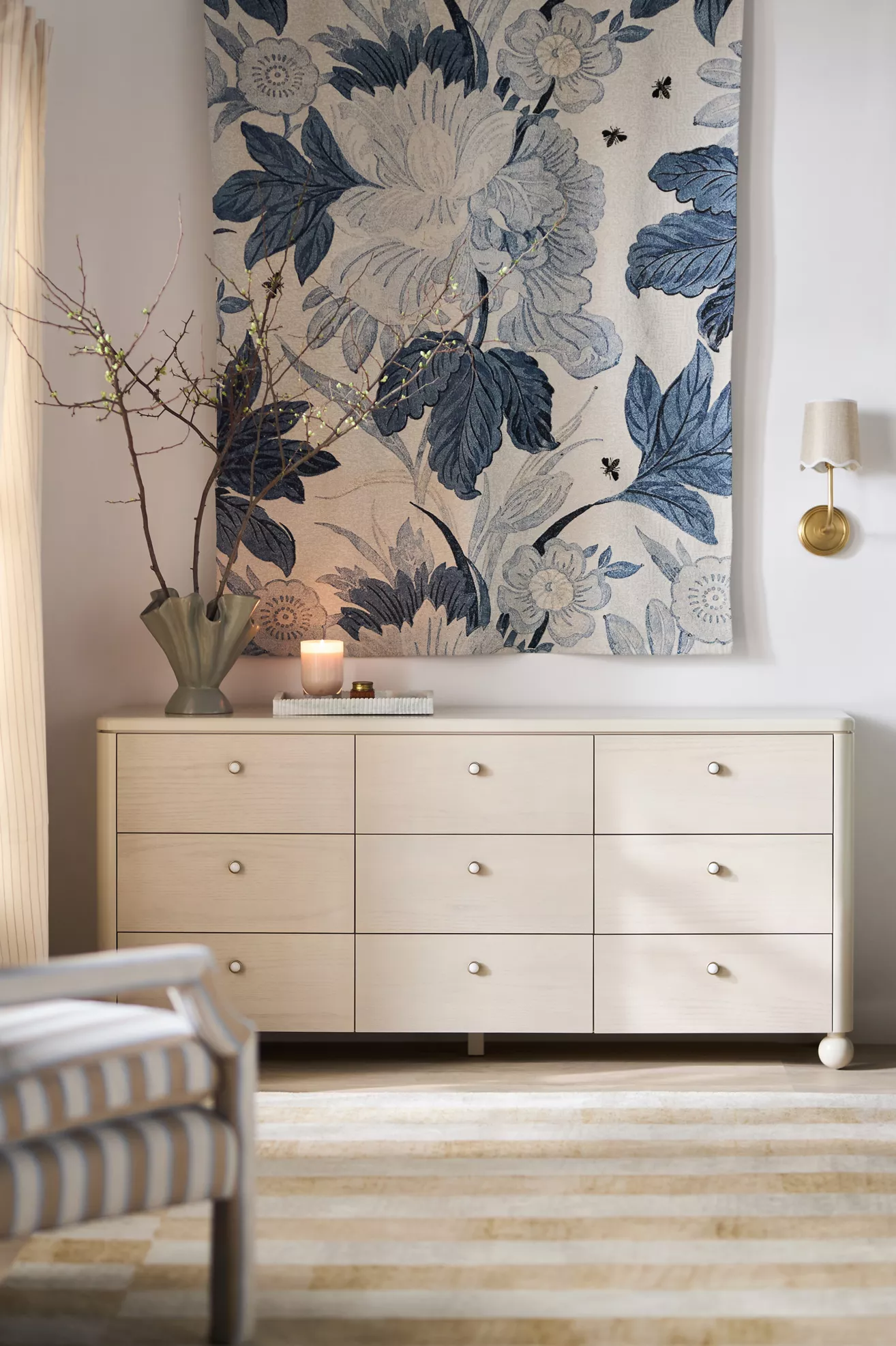 Tasha Lacquer Nine-Drawer Dresser - thumbnail 7