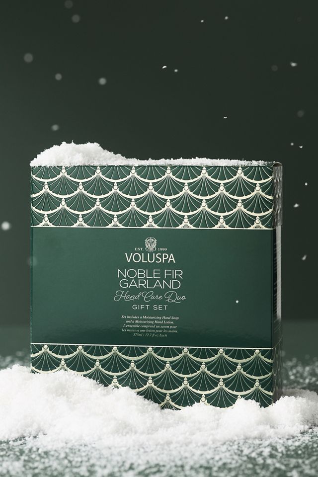 Voluspa Noble Fir Garland Hand Care Duo Gift Set  #1