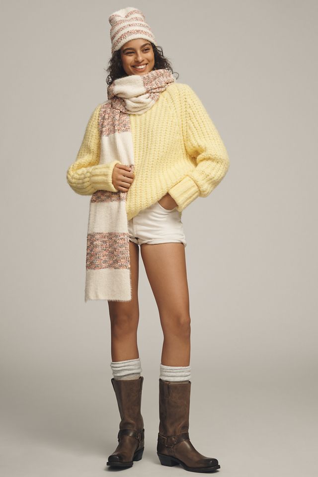 By Anthropologie Cozy Popcorn Scarf #1